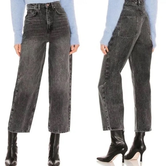 We The Free Denim - Free People Black faded wash denim jeans size 26